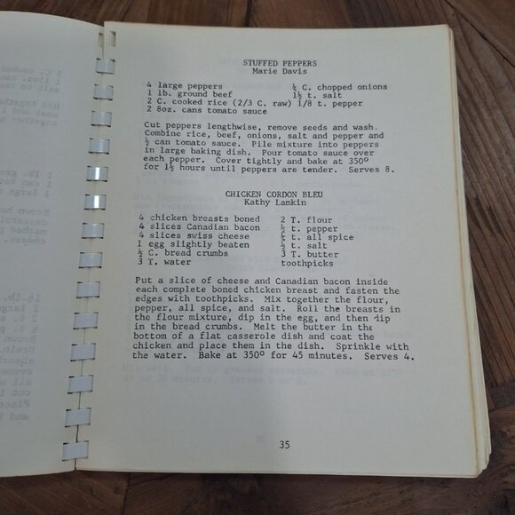 Martin's College Ladies Club Cook Book Second Edition Luker Recipes 1970s 80s - Picture 15 of 16